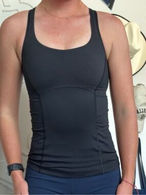Lululemon Black Racerback Tank Top
